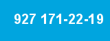 927 171-22-19 927 171-22-19